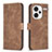 Coque Portefeuille Livre Cuir Etui Clapet B21F pour Xiaomi Redmi Note 13 Pro+ Plus 5G Marron