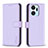 Coque Portefeuille Livre Cuir Etui Clapet B22F pour Huawei Honor X7a Violet Clair