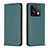 Coque Portefeuille Livre Cuir Etui Clapet B22F pour Xiaomi Redmi Note 13 5G Vert