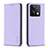 Coque Portefeuille Livre Cuir Etui Clapet B22F pour Xiaomi Redmi Note 13 5G Violet Clair