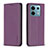 Coque Portefeuille Livre Cuir Etui Clapet B22F pour Xiaomi Redmi Note 13 Pro 5G Violet