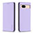 Coque Portefeuille Livre Cuir Etui Clapet B23F pour Google Pixel 8a 5G Violet Clair