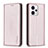 Coque Portefeuille Livre Cuir Etui Clapet B23F pour Motorola Moto G13 Or Rose