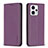 Coque Portefeuille Livre Cuir Etui Clapet B23F pour Motorola Moto G13 Violet