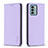 Coque Portefeuille Livre Cuir Etui Clapet B23F pour Nokia G22 Violet Clair