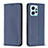 Coque Portefeuille Livre Cuir Etui Clapet B23F pour Xiaomi Redmi Note 12 4G Bleu