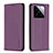 Coque Portefeuille Livre Cuir Etui Clapet B24F pour Xiaomi Mi 14 5G Violet