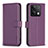 Coque Portefeuille Livre Cuir Etui Clapet B24F pour Xiaomi Redmi Note 13 5G Violet