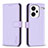 Coque Portefeuille Livre Cuir Etui Clapet B24F pour Xiaomi Redmi Note 13 Pro+ Plus 5G Violet Clair