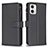 Coque Portefeuille Livre Cuir Etui Clapet B25F pour Motorola Moto G73 5G Noir