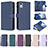 Coque Portefeuille Livre Cuir Etui Clapet B26F pour Nokia C12 Plus Petit