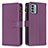 Coque Portefeuille Livre Cuir Etui Clapet B26F pour Nokia G22 Violet