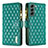 Coque Portefeuille Livre Cuir Etui Clapet BF1 pour Samsung Galaxy S23 5G Vert