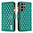 Coque Portefeuille Livre Cuir Etui Clapet BF2 pour Samsung Galaxy S23 Ultra 5G Vert