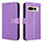 Coque Portefeuille Livre Cuir Etui Clapet BY1 pour Google Pixel 7 Pro 5G Violet