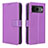 Coque Portefeuille Livre Cuir Etui Clapet BY1 pour Google Pixel 8 5G Violet