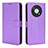 Coque Portefeuille Livre Cuir Etui Clapet BY1 pour Huawei Enjoy 50 Pro Violet