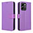 Coque Portefeuille Livre Cuir Etui Clapet BY1 pour Huawei Honor 80 SE 5G Violet