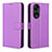 Coque Portefeuille Livre Cuir Etui Clapet BY1 pour Huawei Honor X5 Plus Violet