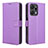 Coque Portefeuille Livre Cuir Etui Clapet BY1 pour Huawei Honor X7a Violet