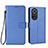 Coque Portefeuille Livre Cuir Etui Clapet BY1 pour Huawei Nova 9 Pro Bleu