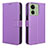 Coque Portefeuille Livre Cuir Etui Clapet BY1 pour Motorola Moto Edge 40 5G Violet