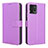 Coque Portefeuille Livre Cuir Etui Clapet BY1 pour Motorola Moto G72 Violet