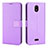 Coque Portefeuille Livre Cuir Etui Clapet BY1 pour Nokia C100 Violet