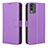 Coque Portefeuille Livre Cuir Etui Clapet BY1 pour Nokia C210 Violet