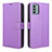 Coque Portefeuille Livre Cuir Etui Clapet BY1 pour Nokia G22 Violet