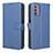 Coque Portefeuille Livre Cuir Etui Clapet BY1 pour Nokia G310 5G Bleu