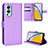 Coque Portefeuille Livre Cuir Etui Clapet BY1 pour OnePlus Nord 2 5G Violet