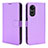 Coque Portefeuille Livre Cuir Etui Clapet BY1 pour Oppo A1 5G Violet