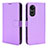 Coque Portefeuille Livre Cuir Etui Clapet BY1 pour Oppo A1x 5G Violet