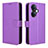 Coque Portefeuille Livre Cuir Etui Clapet BY1 pour Oppo K11 5G Violet