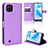 Coque Portefeuille Livre Cuir Etui Clapet BY1 pour Realme C20 Violet