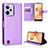 Coque Portefeuille Livre Cuir Etui Clapet BY1 pour Realme C31 Violet