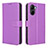 Coque Portefeuille Livre Cuir Etui Clapet BY1 pour Realme C33 (2023) Violet