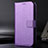 Coque Portefeuille Livre Cuir Etui Clapet BY1 pour Samsung Galaxy A03s Violet