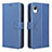 Coque Portefeuille Livre Cuir Etui Clapet BY1 pour Samsung Galaxy A23s Bleu