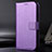 Coque Portefeuille Livre Cuir Etui Clapet BY1 pour Samsung Galaxy M12 Violet