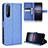 Coque Portefeuille Livre Cuir Etui Clapet BY1 pour Sony Xperia 1 II Bleu
