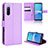 Coque Portefeuille Livre Cuir Etui Clapet BY1 pour Sony Xperia 10 III Lite Violet