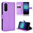 Coque Portefeuille Livre Cuir Etui Clapet BY1 pour Sony Xperia 5 II Violet