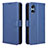 Coque Portefeuille Livre Cuir Etui Clapet BY1 pour Sony Xperia 5 V Bleu