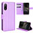 Coque Portefeuille Livre Cuir Etui Clapet BY1 pour Sony Xperia Ace II SO-41B Violet