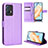 Coque Portefeuille Livre Cuir Etui Clapet BY1 pour Vivo iQOO U5 5G Violet