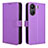 Coque Portefeuille Livre Cuir Etui Clapet BY1 pour Xiaomi Poco C65 Violet