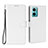 Coque Portefeuille Livre Cuir Etui Clapet BY1 pour Xiaomi Redmi 10 5G Blanc