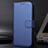 Coque Portefeuille Livre Cuir Etui Clapet BY1 pour Xiaomi Redmi 10 India Bleu